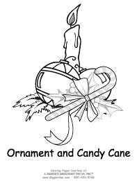 Ornament & Candy Cane