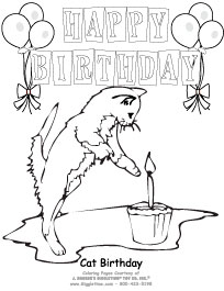 Birthday Coloring Pages Giggletimetoyscom