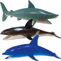 Assorted Sharks and Orcas