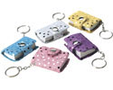 Sequin Notebook Keychain
