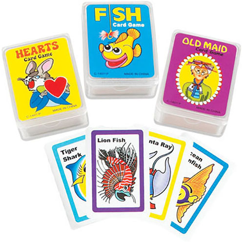 Mini Card Sets - Go Fish, Old Maid, Hearts Mini Card Sets - Go Fish, Old Maid, Hearts