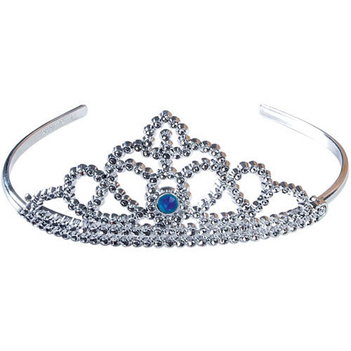 Silver Tiara with Stone Silver Tiara with Stone
