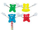 Tooth Pencil Topper with Spring Arms