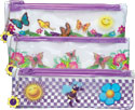 Flower Pencil Case with Zipper Pull