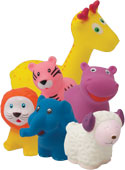 Vinyl Squeezable Animal Assortment