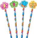 Butterfly Pencils with Eraser Topper