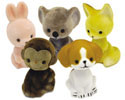 Flocked Bobble Head Animals
