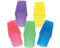 Glitter Pencil Top Erasers