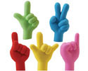 Raise Your Hand Pencil Top Eraser
