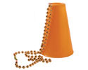 Go Team! Megaphone Bead Necklace - Orange