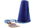 Go Team! Megaphone Bead Necklace - Purple