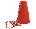 Go Team! Megaphone Bead Necklace - Red
