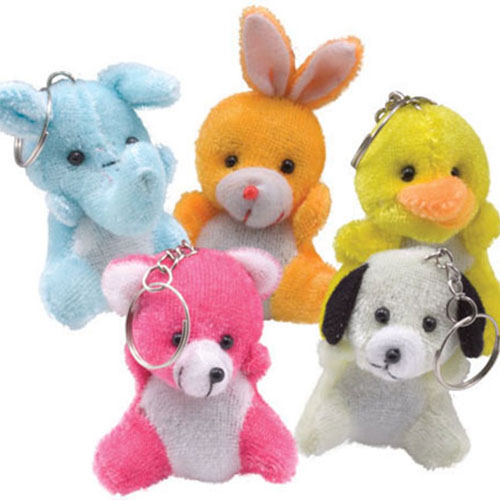 Plush Animal Keychain