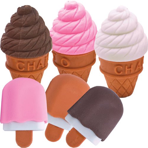 Ice Cream Erasers