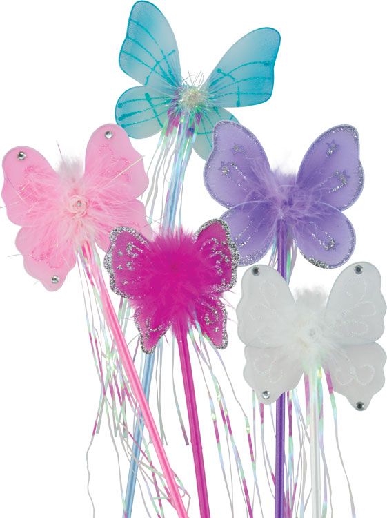 Flower and Butterfly Wands