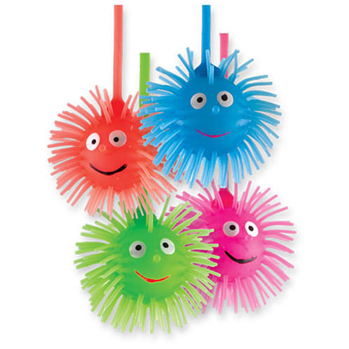 Spiky Air Squeeze Ball Yo Yo with Face