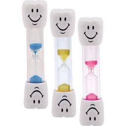 2 Minute 3-D White Tooth Sand Timer