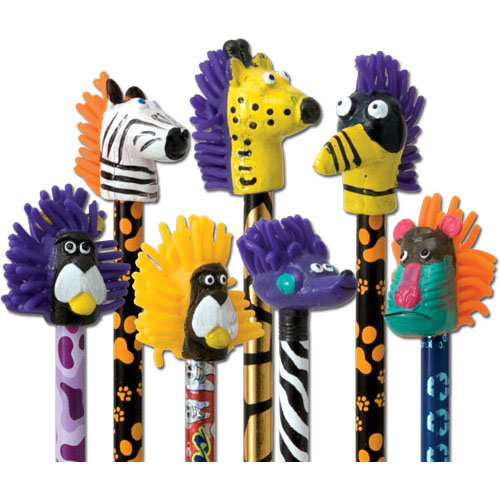 Squishy Cartoon Animal Pencil Topper Squishy Cartoon Animal Pencil Topper