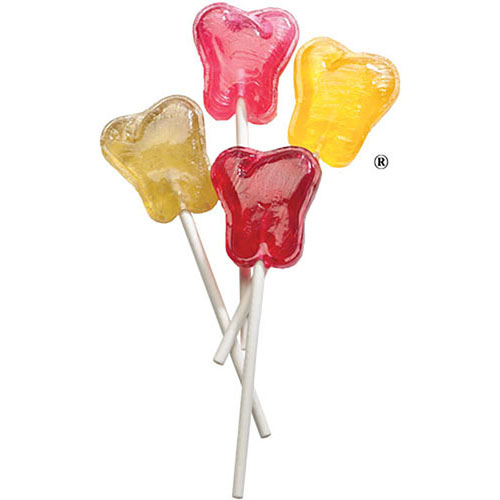 Dr. John's® Xylitol™ Fruit Medley Tooth Shaped Lollipops Dr. John's® Xylitol™ Fruit Medley Tooth Shaped Lollipops