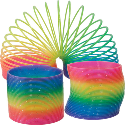 75mm Transparent Rainbow Coil Spring 75mm Transparent Rainbow Coil Spring