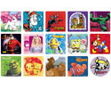 Licensed Sticker Assortment - Rolls
