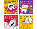 Fluoride at Work Sticker - Roll