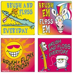 Brush & Floss Stickers
