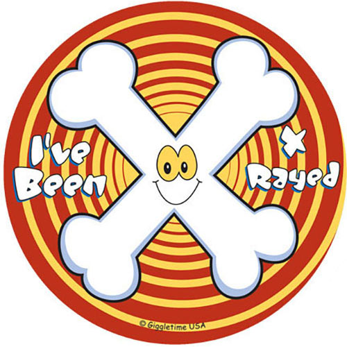 I've Been X-Rayed Sticker