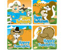 Thanksgiving Stickers - Roll