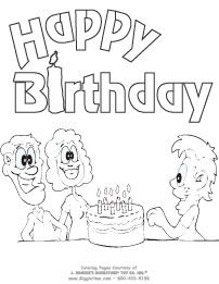 Special Occasions Coloring Pages