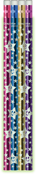 Stars Glow in the Dark Pencils Stars Glow in the Dark Pencils