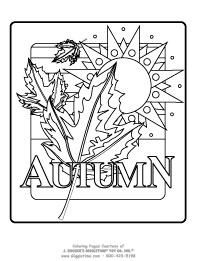 Seasonal Coloring Pages