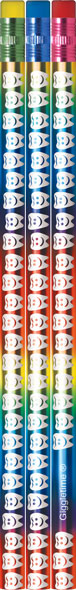 Rainbow Foil Tooth Pencils