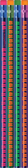 Neon Tooth Foil Pencils