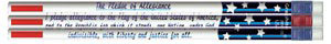 Pledge of Allegiance Metallic Foil Pencils