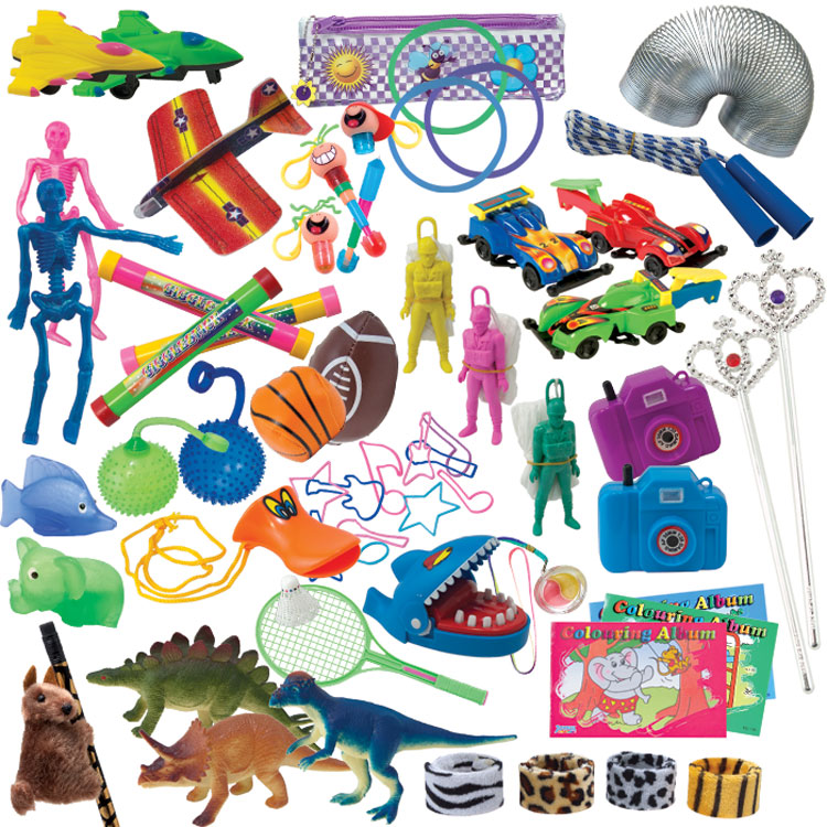 Assortment of 100 Super Deluxe Toys Assortment of 100 Super Deluxe Toys