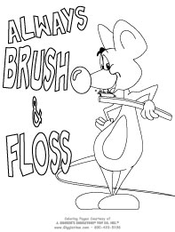 Always Brush & Floss - Mouse