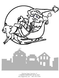 Santa in Sleigh