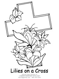 Lilies on a Cross