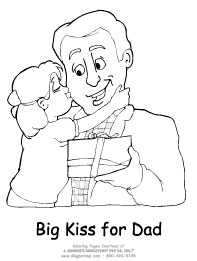 Big Kiss for Dad