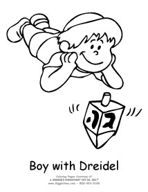 Boy with Dreidel