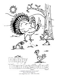 Happy Thanksgiving - Turkeys
