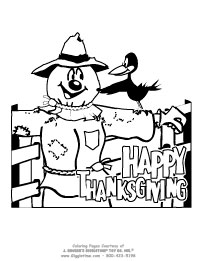 Happy Thanksgiving - Scarecrow
