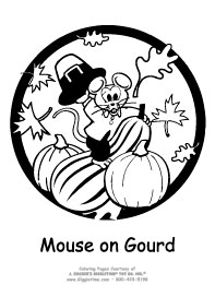 Mouse on Gourd