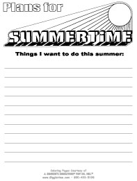 Plans for Summertime