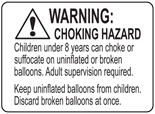 WARNING: CHOKING HAZARD - Small parts. Not for children under 3 years.