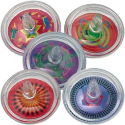 Clear Spin Top - Party Pack
