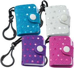 Sequin Notebook Keychain
