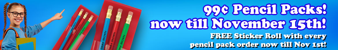 It's Pencil Pack Time!