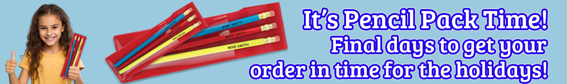 It's Pencil Pack Time!